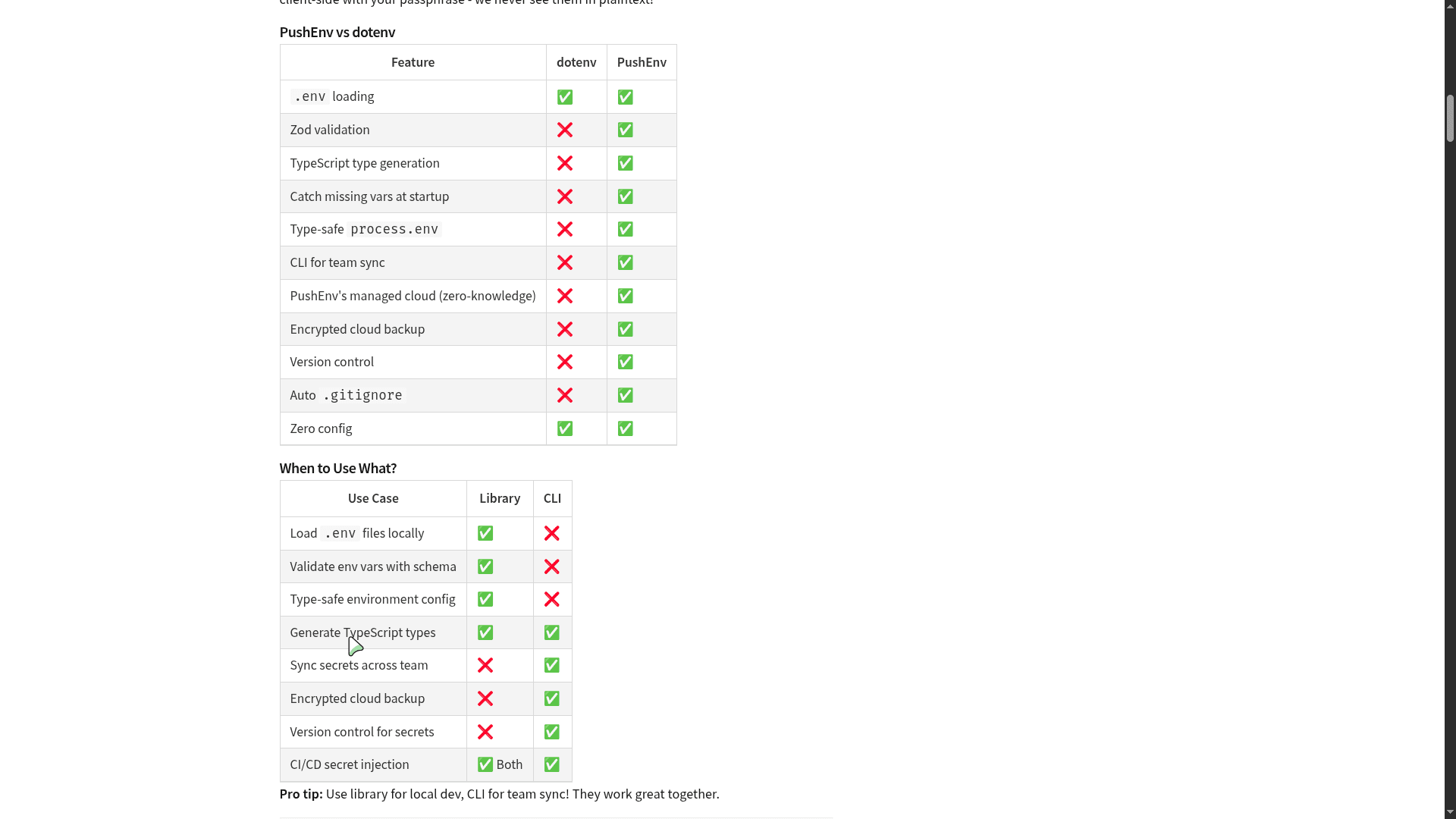 PushEnv - Additional project view 2