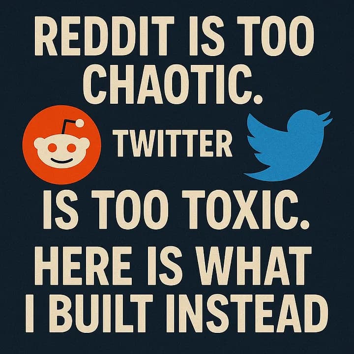 Reddit Is Too Chaotic. Twitter Is Too Toxic. So I Built Dtrue. - Featured image for article about As social platforms became noisy, unstructured, and unproductive — I set out to design a new kind of debate platform where discussions lead to clarity, consensus, and meaningful outcomes.